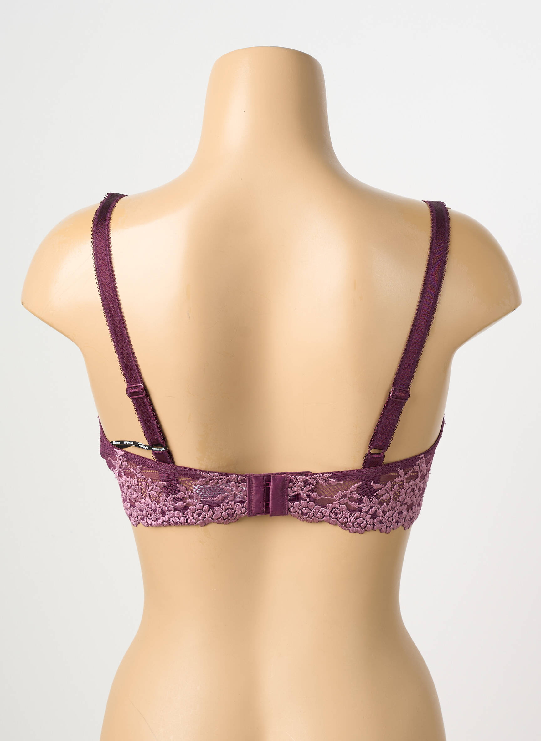 Soutien-gorge tissage dentelle haut soutien-gorge emboitant violet WACOAL femme