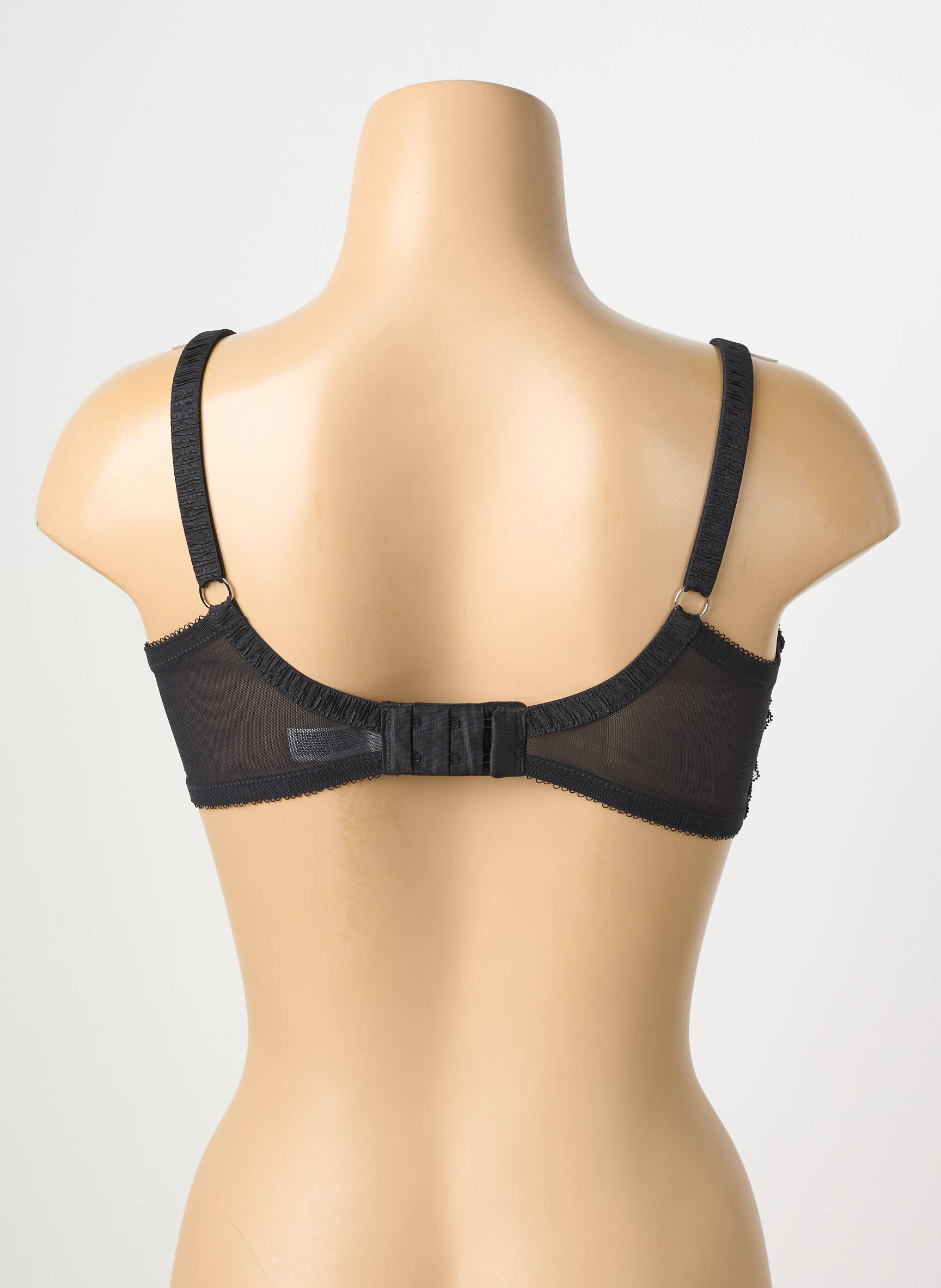 Soutien-gorge tissage dentelle haut soutien-gorge emboitant noir WACOAL femme