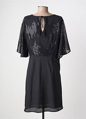 Robe courte manches longues manches longues noir MOLLY BRACKEN femme