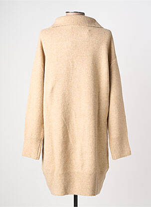 Robe pull coupe droite manches longues beige LPB LES PETITES BOMBES  femme