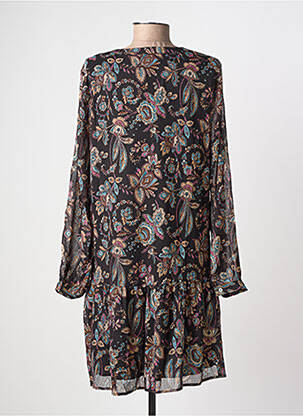 Robe courte manches longues manches longues noir MOLLY BRACKEN femme