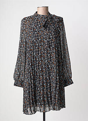Robe courte manches longues manches longues noir MOLLY BRACKEN femme