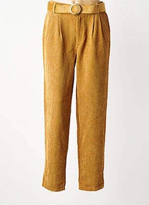 Pantalon droit stretch taille normale beige MOLLY BRACKEN femme