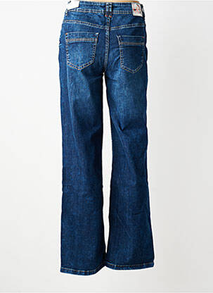 Jeans coupe large stretch taille haute bleu CECIL femme