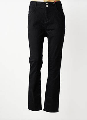 Jeans coupe slim taille haute taille haute noir STREET ONE femme