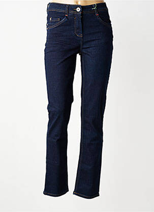 Jeans coupe droite taille haute taille haute bleu CECIL femme