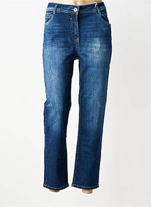Jeans coupe slim taille haute taille haute bleu CECIL femme