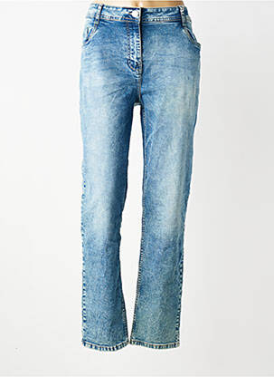 Jeans coupe slim taille haute taille haute bleu clair CECIL femme