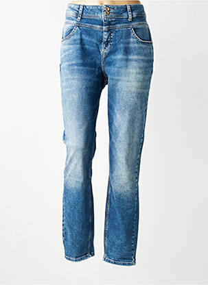 Jeans coupe droite taille haute taille haute bleu STREET ONE femme