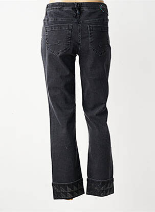 Jeans coupe droite stretch taille normale noir CECIL femme