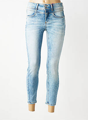 Jeans coupe slim taille haute taille haute bleu STREET ONE femme