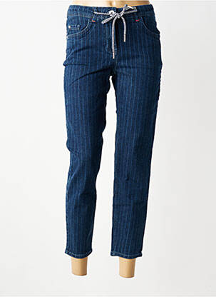 Jeans coupe slim stretch taille normale bleu CECIL femme