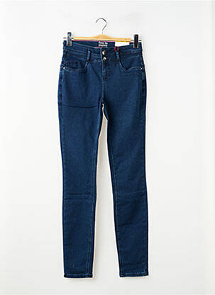 Jeans coupe slim taille haute taille haute bleu STREET ONE femme