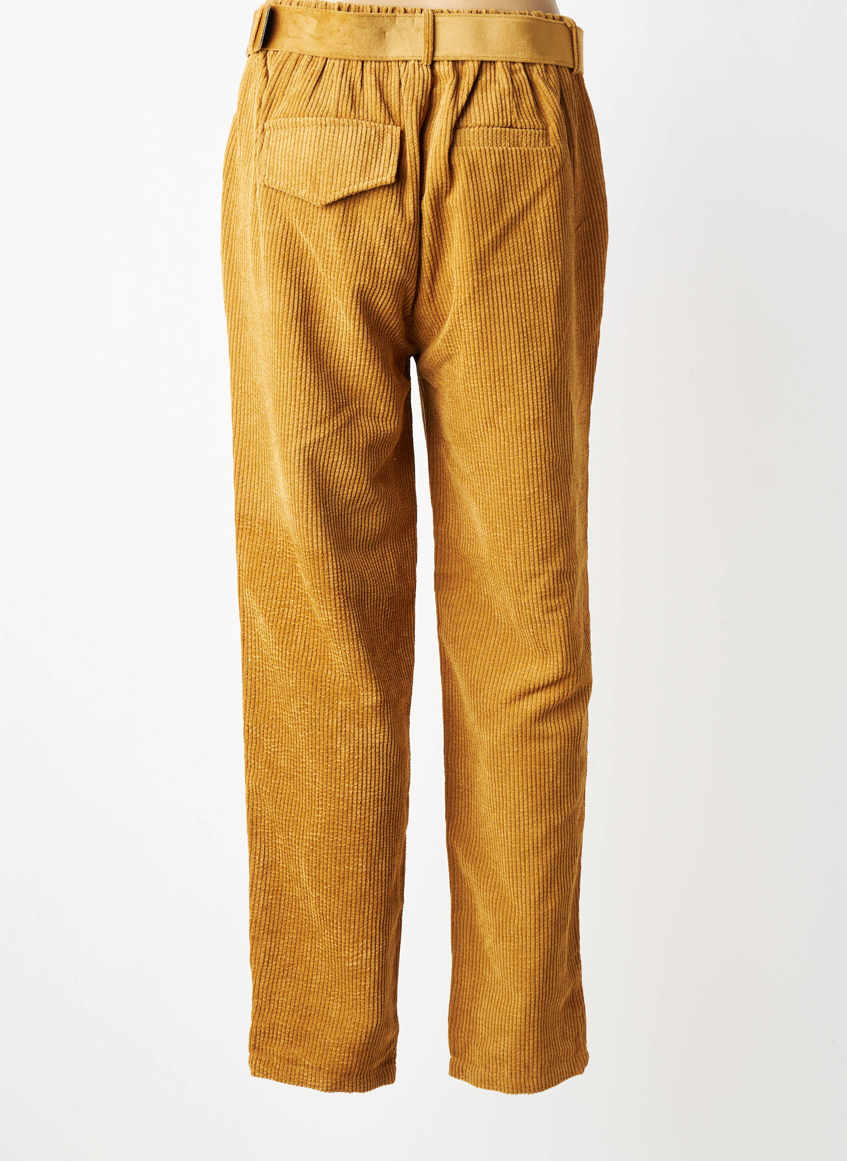 Pantalon droit stretch taille normale beige MOLLY BRACKEN femme