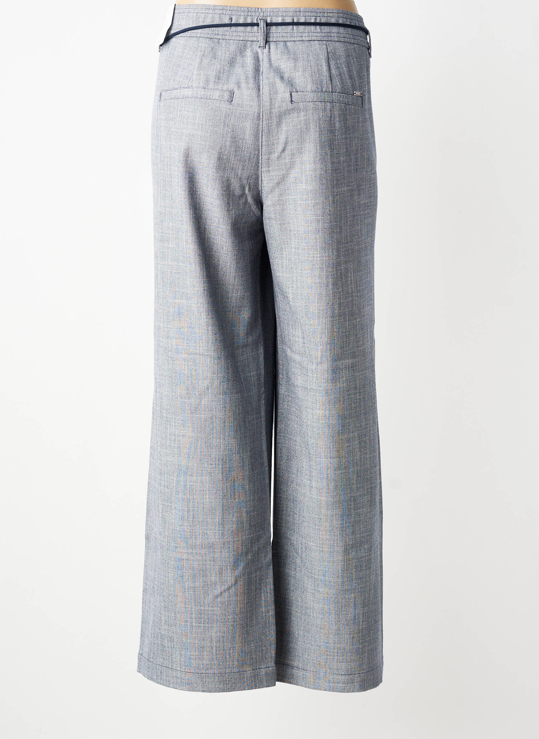 Pantalon large poches taille normale bleu CECIL femme