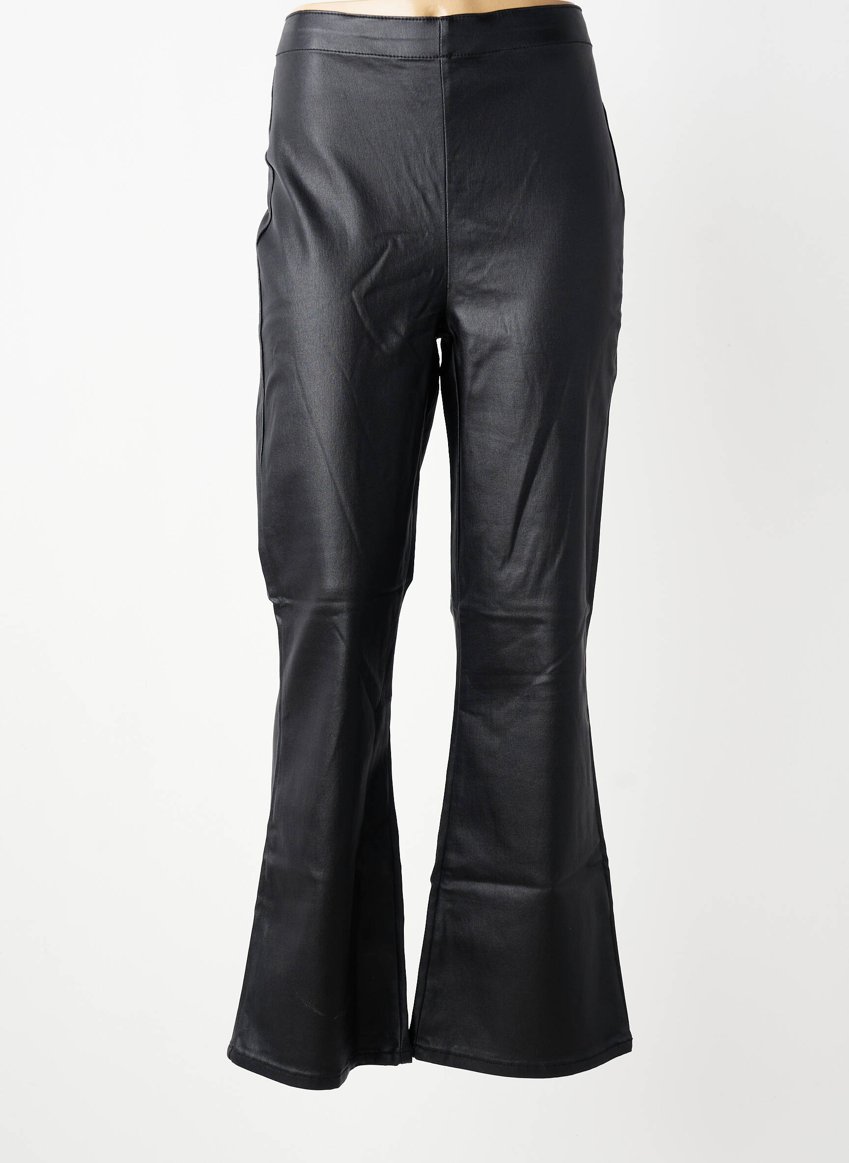 Pantalon flare stretch taille normale noir CREAM femme
