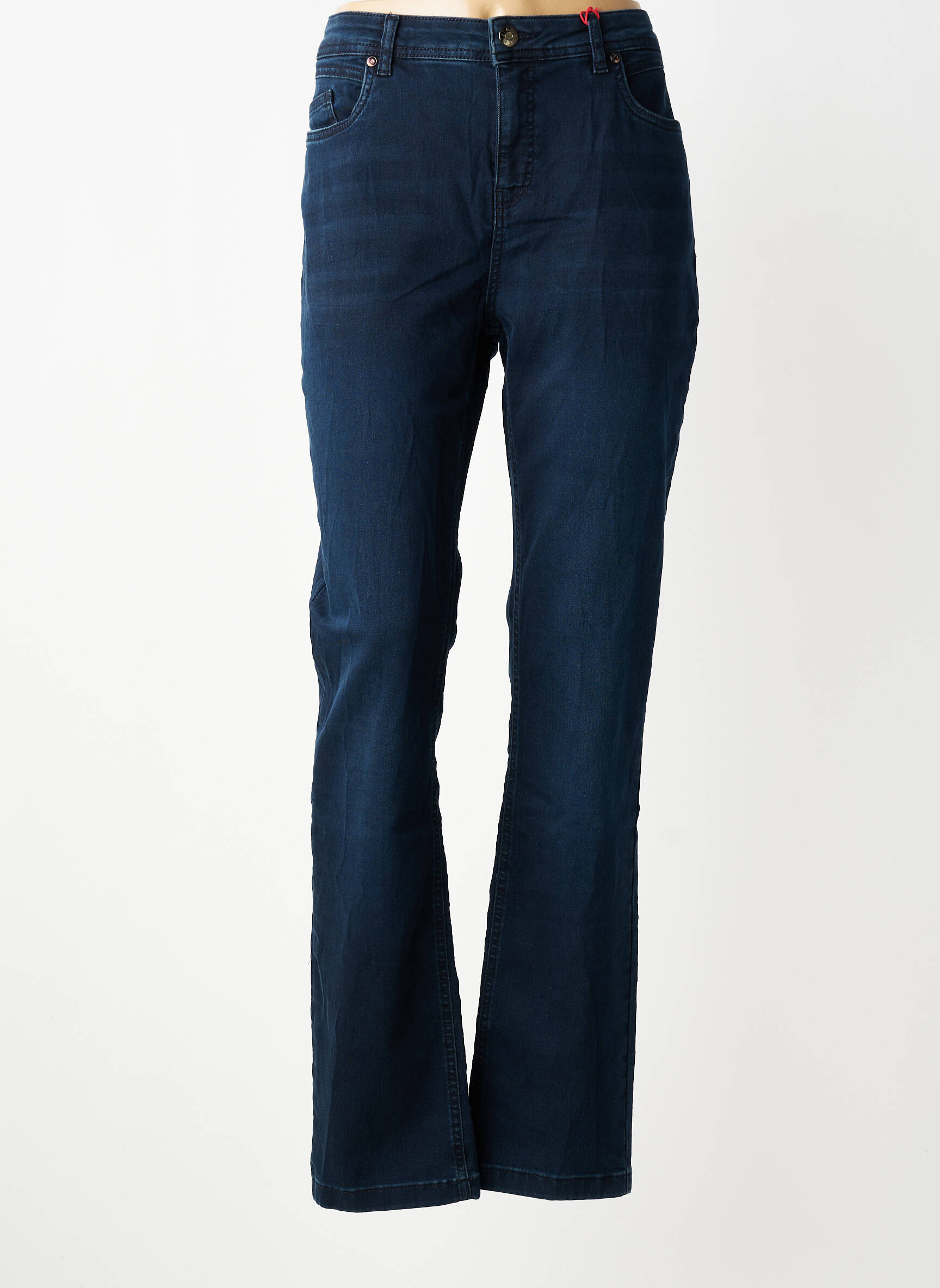 Jeans coupe droite stretch taille normale bleu STREET ONE femme