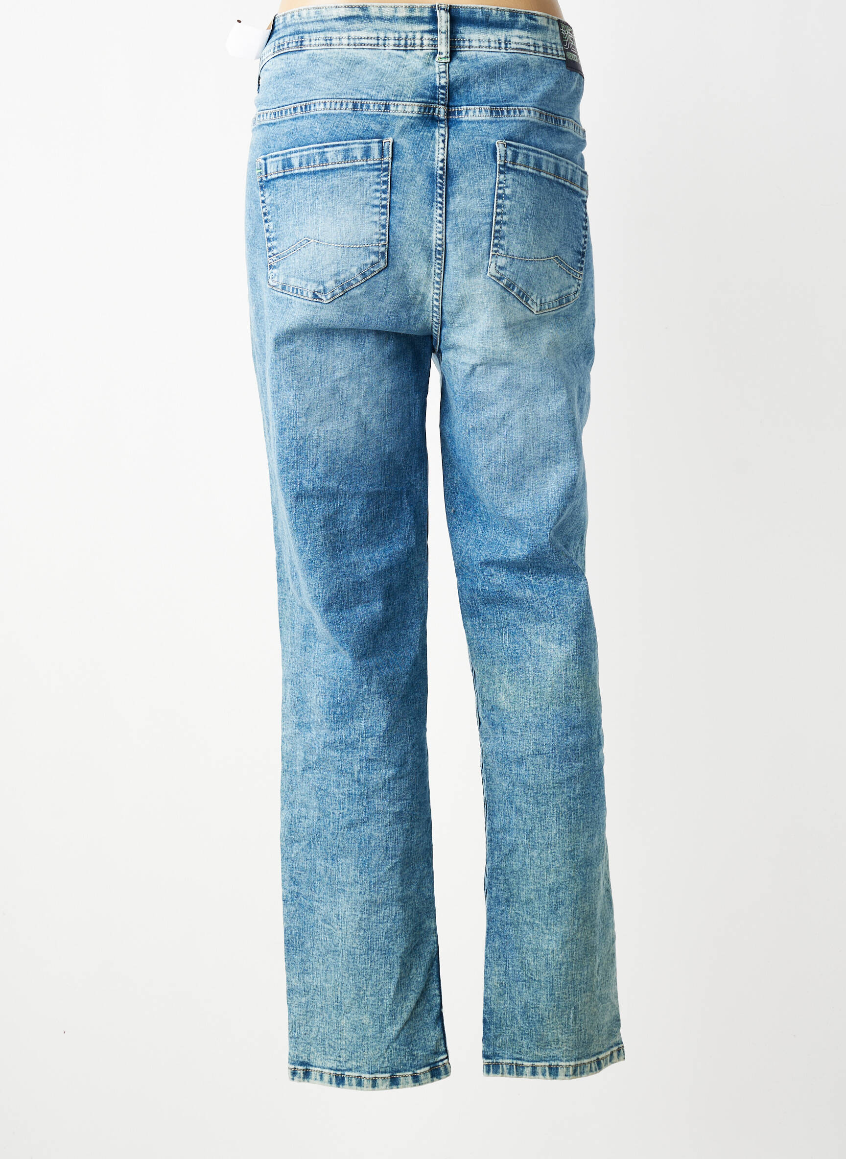 Jeans coupe slim taille haute taille haute bleu clair CECIL femme