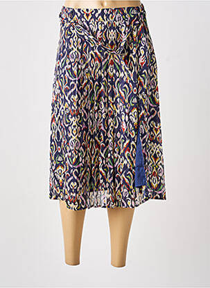 Jupe mi-longue taille normale bleu MOLLY BRACKEN femme