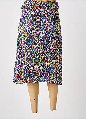 Jupe mi-longue taille normale bleu MOLLY BRACKEN femme