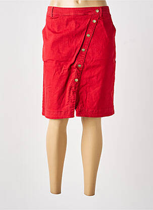 Jupe courte poches rouge MAE MAHE femme
