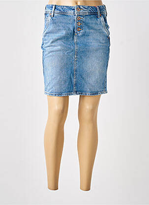 Jupe courte poches bleu STREET ONE femme