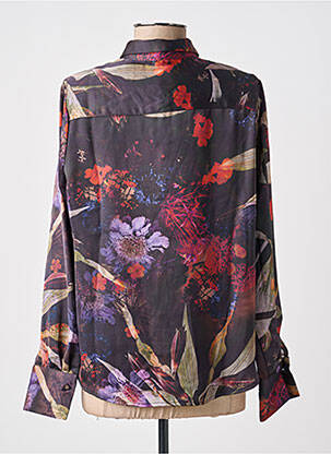 Chemisier imprimé fleurs manches longues noir LPB LES PETITES BOMBES  femme