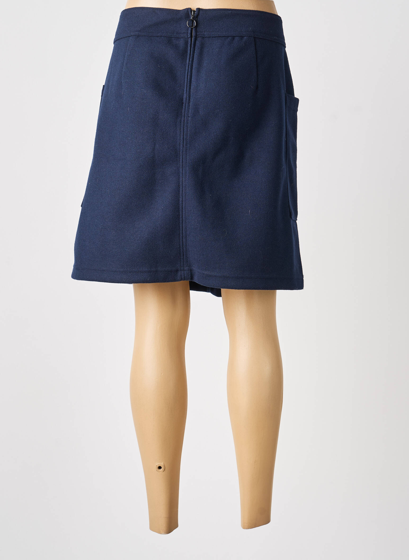 Jupe courte poches bleu STREET ONE femme