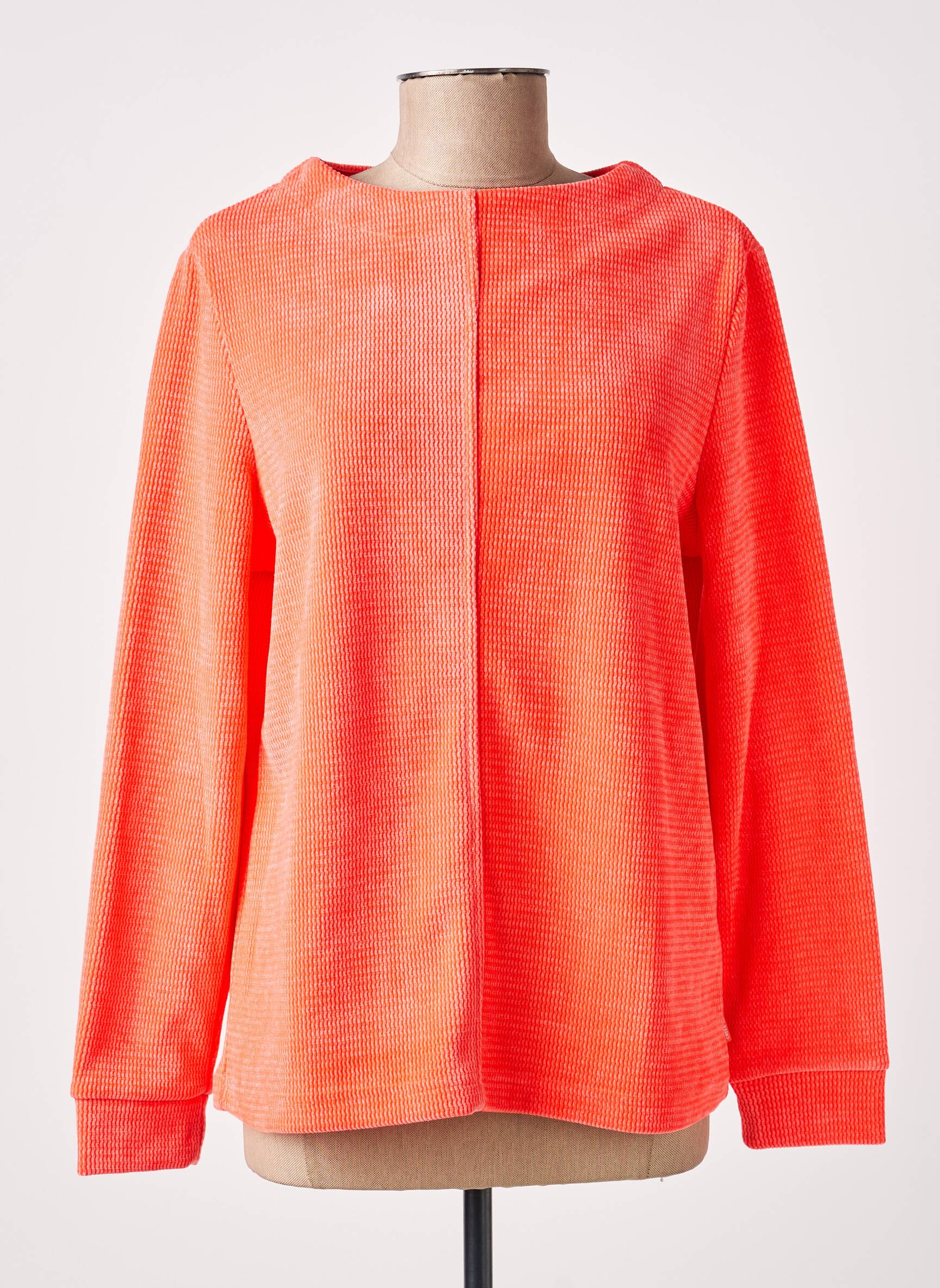Top manches longues manches longues orange CECIL femme