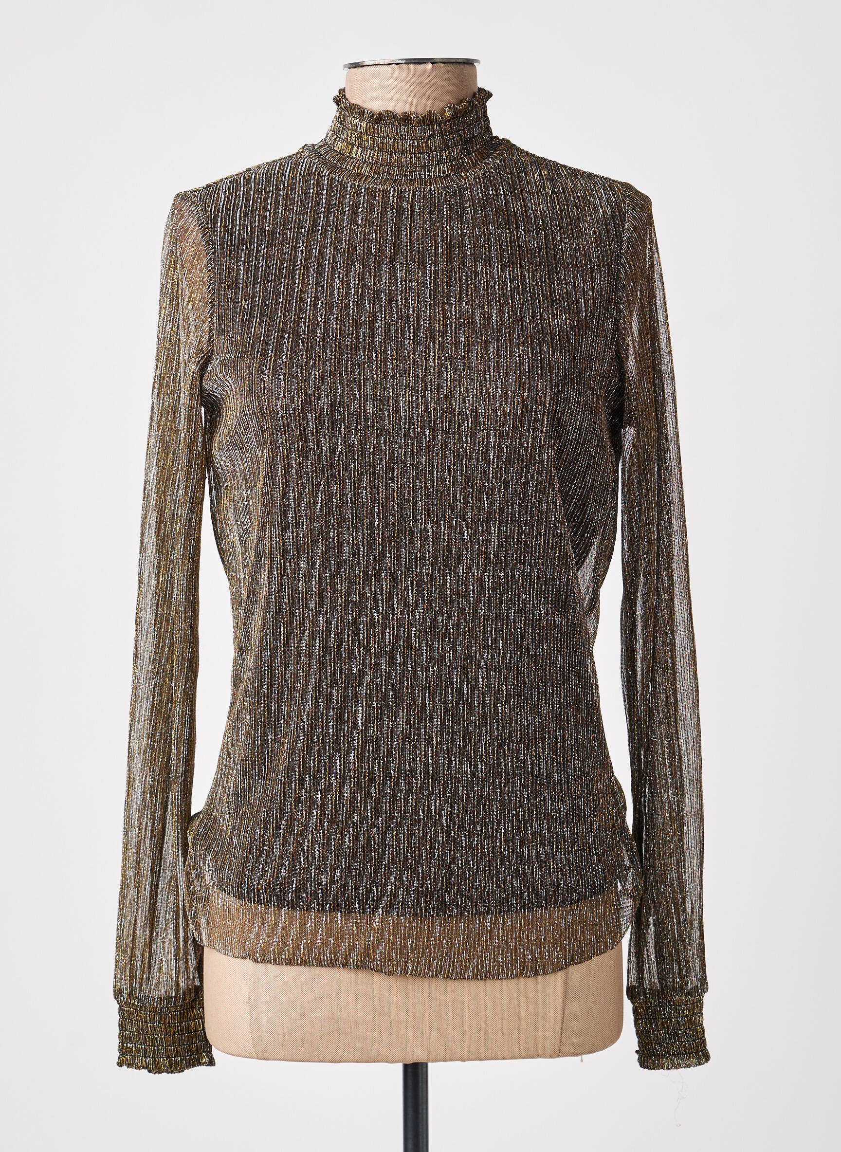 Top manches longues manches longues or GARCIA femme