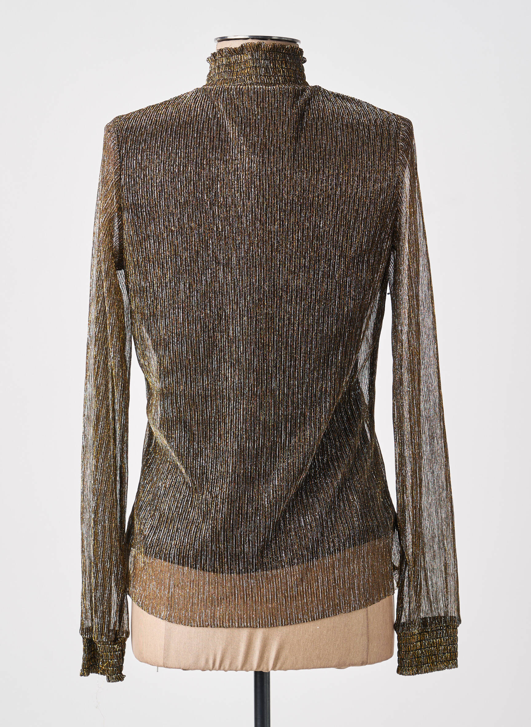 Top manches longues manches longues or GARCIA femme