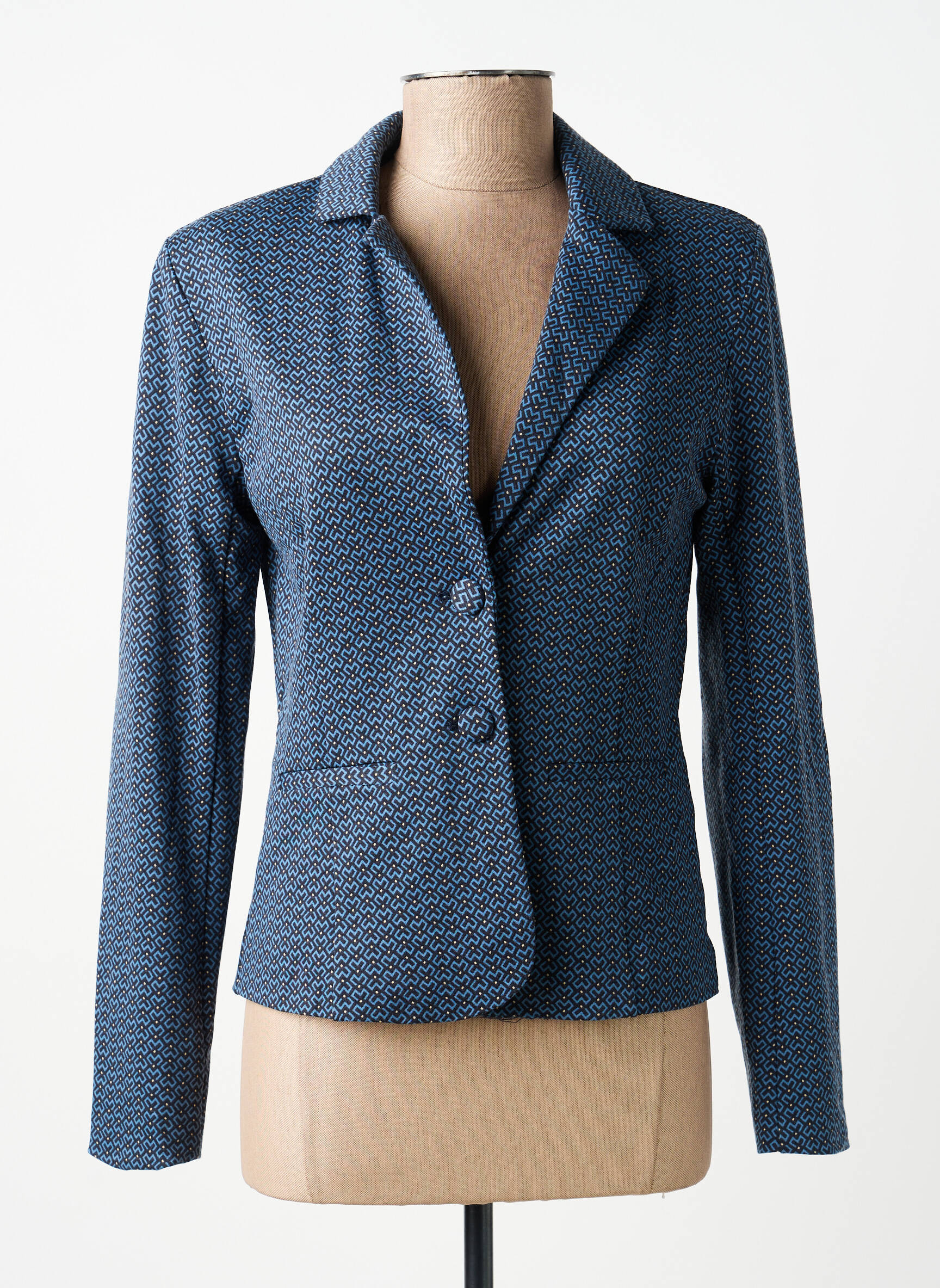 Blazer fausses poches bleu CREAM femme