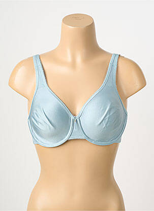 Soutien-gorge effet matière satinée haut soutien-gorge emboitant bleu WACOAL femme
