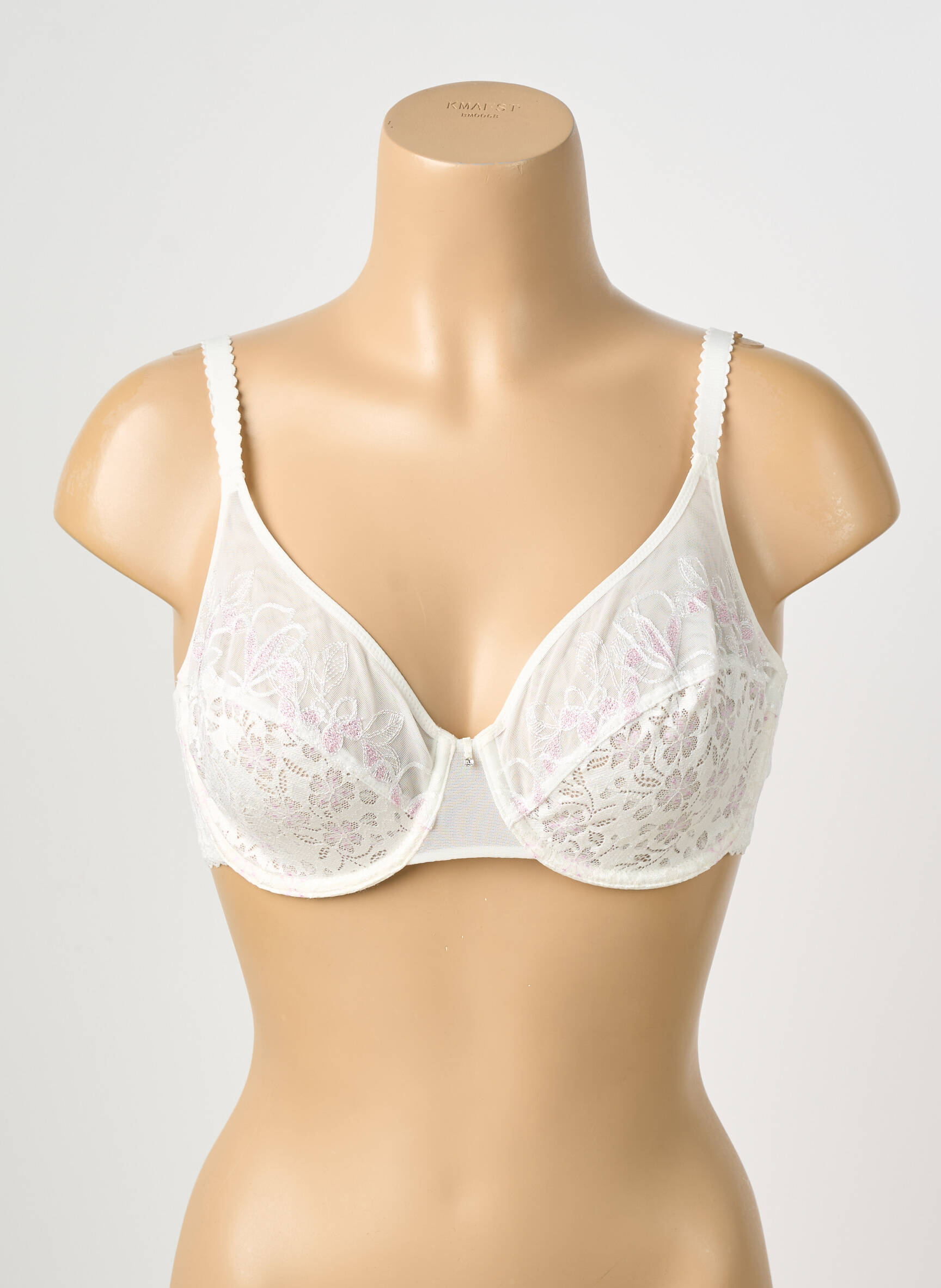 Soutien-gorge légère et transparente haut soutien-gorge emboitant blanc WACOAL femme