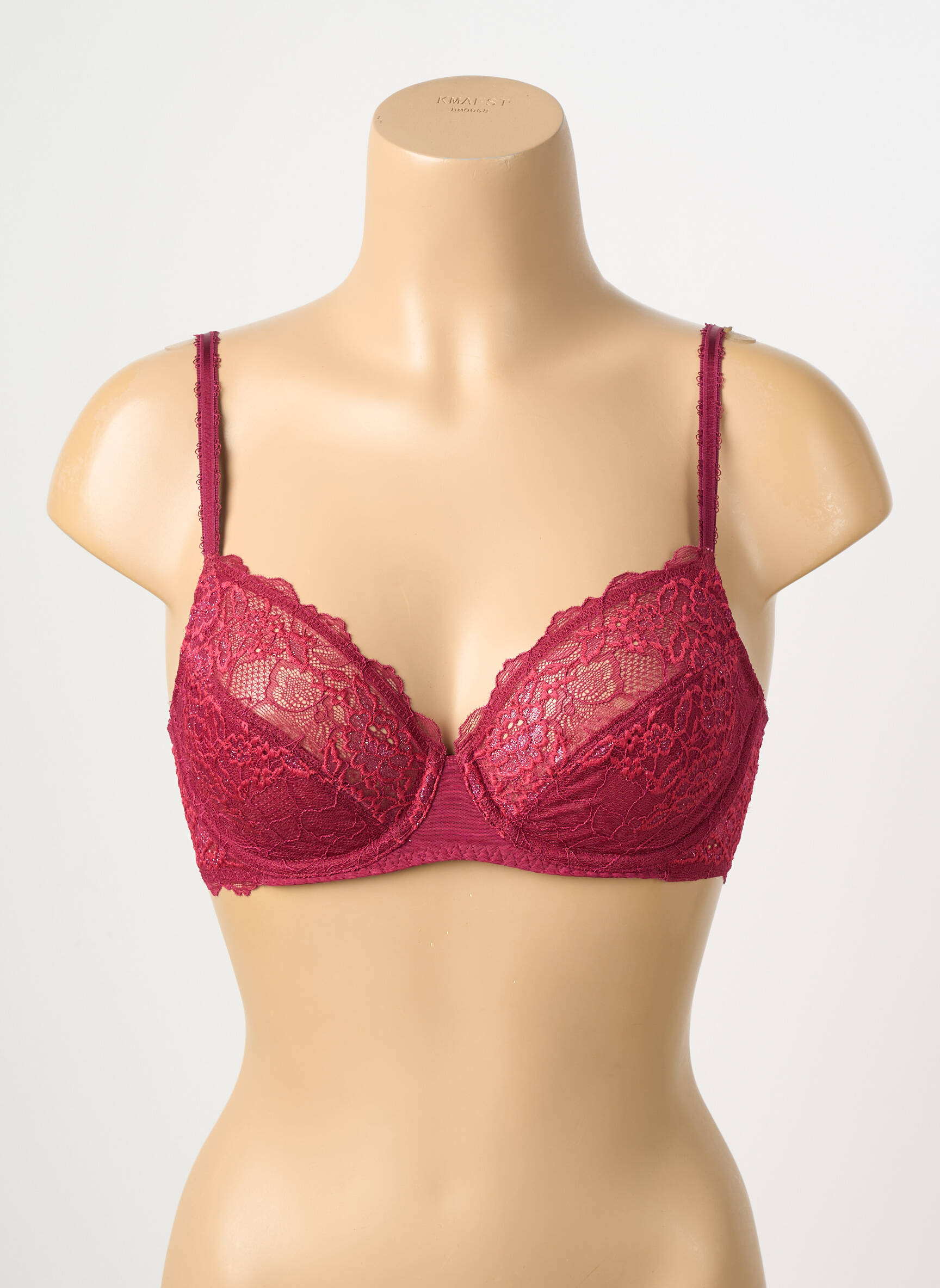 Soutien-gorge tissage dentelle haut soutien-gorge emboitant violet WACOAL femme