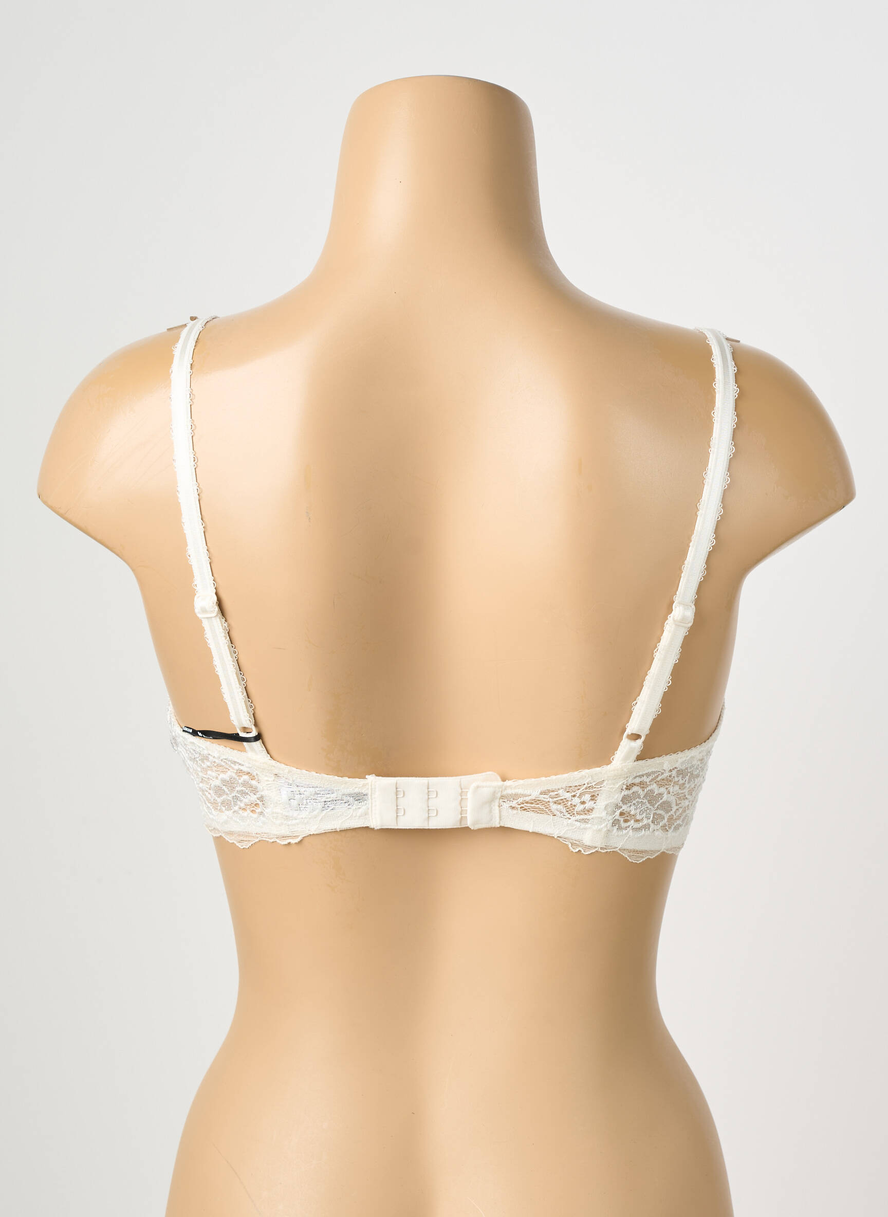Soutien-gorge tissage dentelle haut soutien-gorge emboitant blanc WACOAL femme