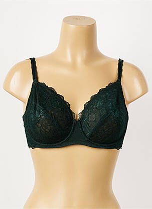 Soutien-gorge effet matière satinée haut soutien-gorge emboitant vert WACOAL femme