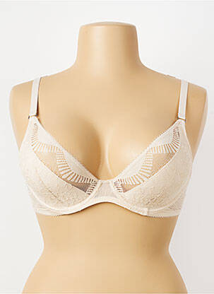 Soutien-gorge légère et transparente haut soutien-gorge emboitant beige WACOAL femme