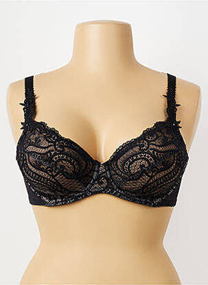 Soutien-gorge légère et transparente haut soutien-gorge emboitant noir WACOAL femme