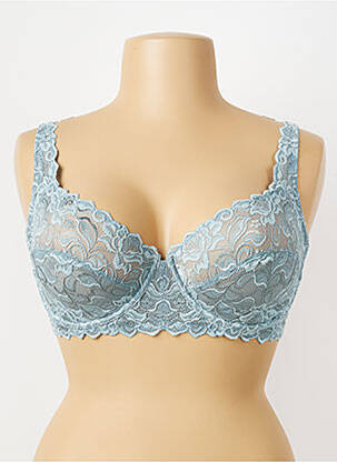Soutien-gorge effet matière satinée haut soutien-gorge emboitant vert WACOAL femme