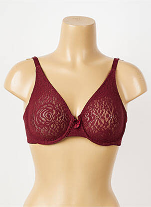 Soutien-gorge broderie haut soutien-gorge emboitant rouge WACOAL femme