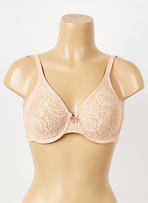 Soutien-gorge broderie haut soutien-gorge emboitant rose WACOAL femme