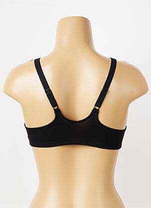 Soutien-gorge effet matière satinée haut triangles noir WACOAL femme
