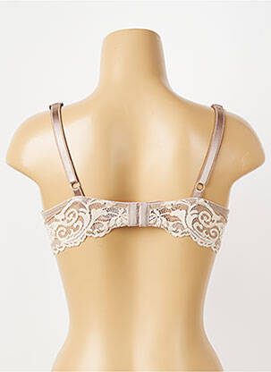 Soutien-gorge effet matière satinée haut soutien-gorge moulé chair WACOAL femme