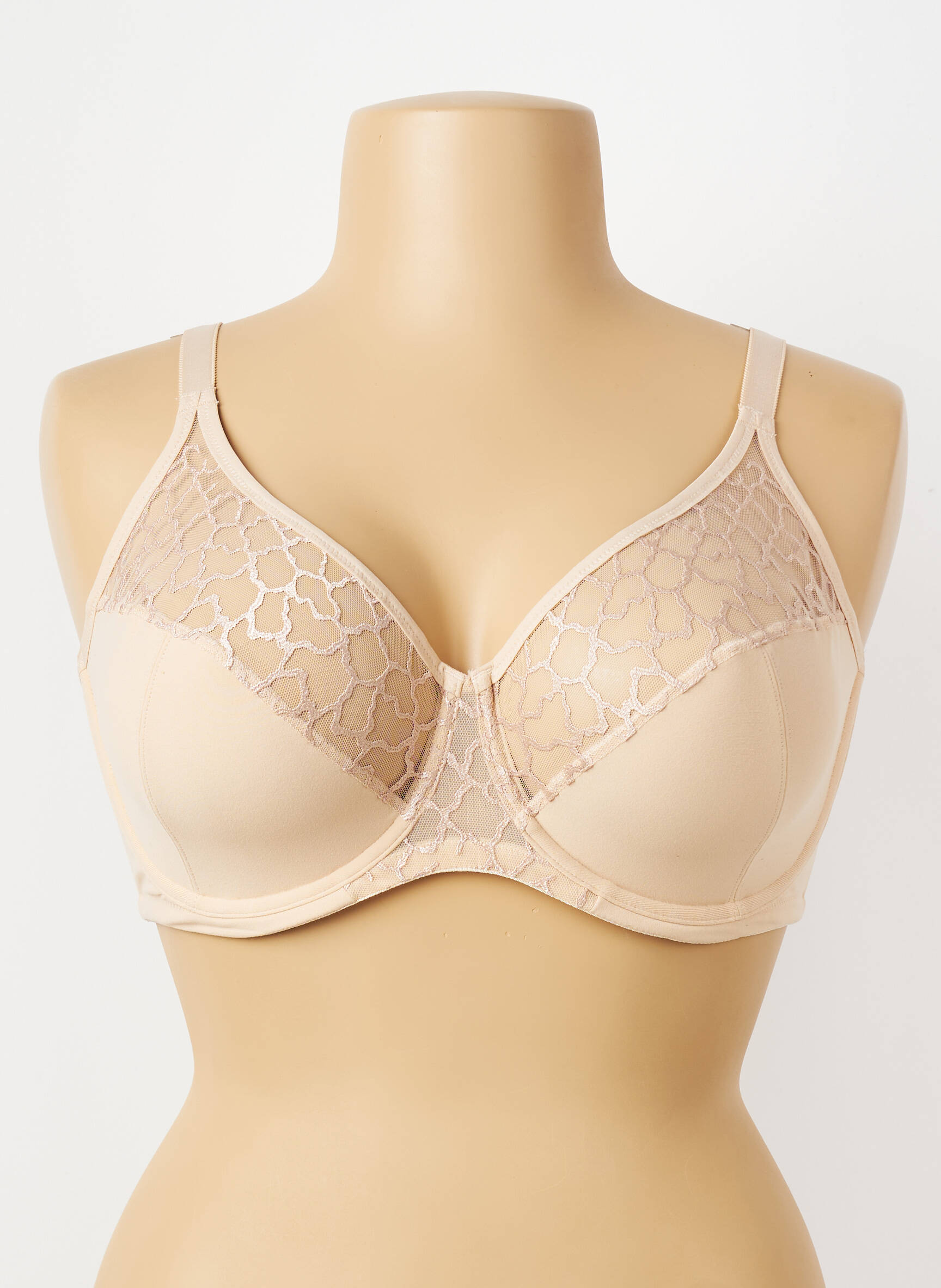 Soutien-gorge effet matière satinée haut soutien-gorge emboitant chair WACOAL femme