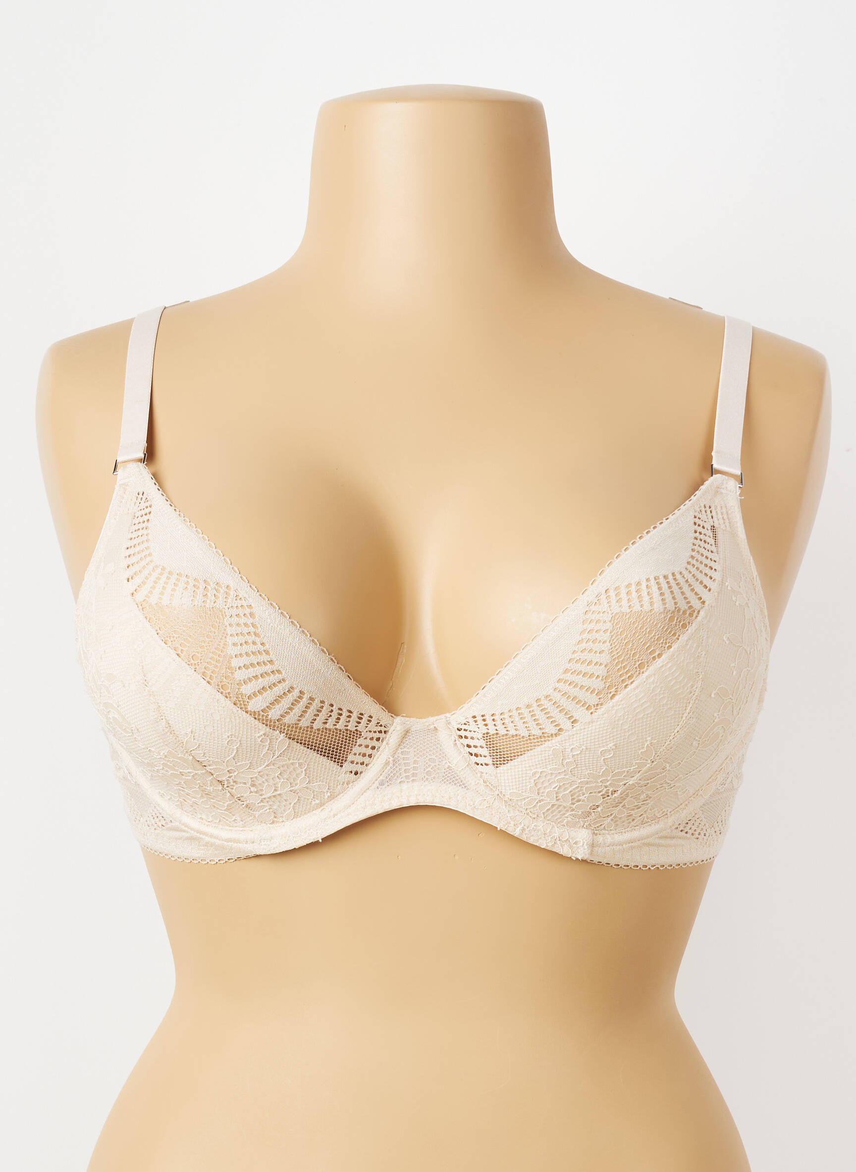 Soutien-gorge légère et transparente haut soutien-gorge emboitant beige WACOAL femme
