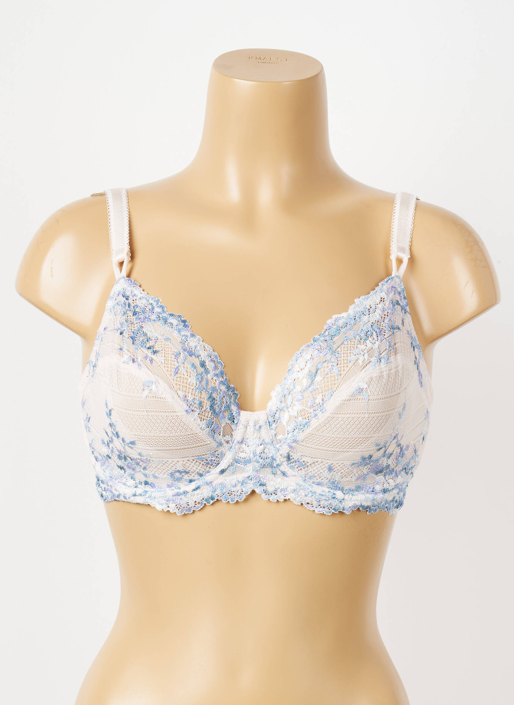 Soutien-gorge broderie haut soutien-gorge emboitant rose WACOAL femme