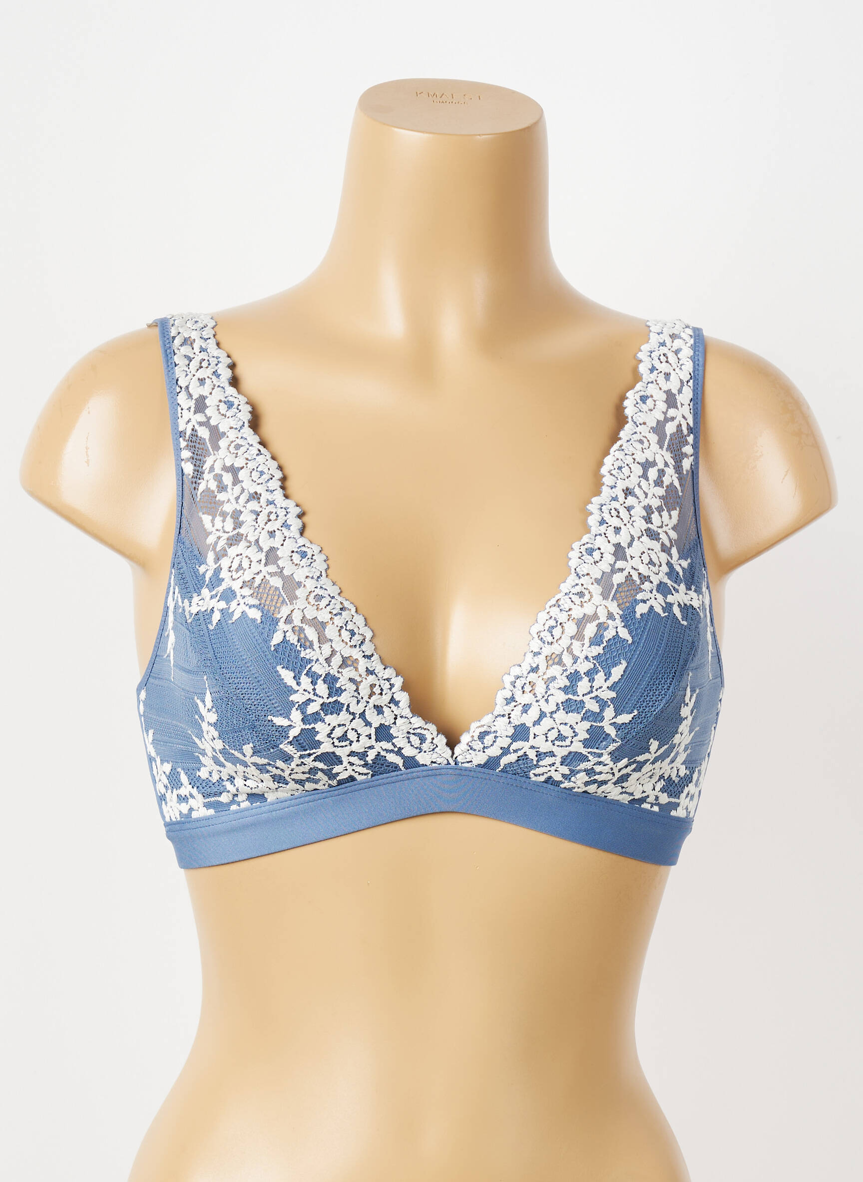 Soutien-gorge sans armature haut soutien-gorge emboitant bleu WACOAL femme