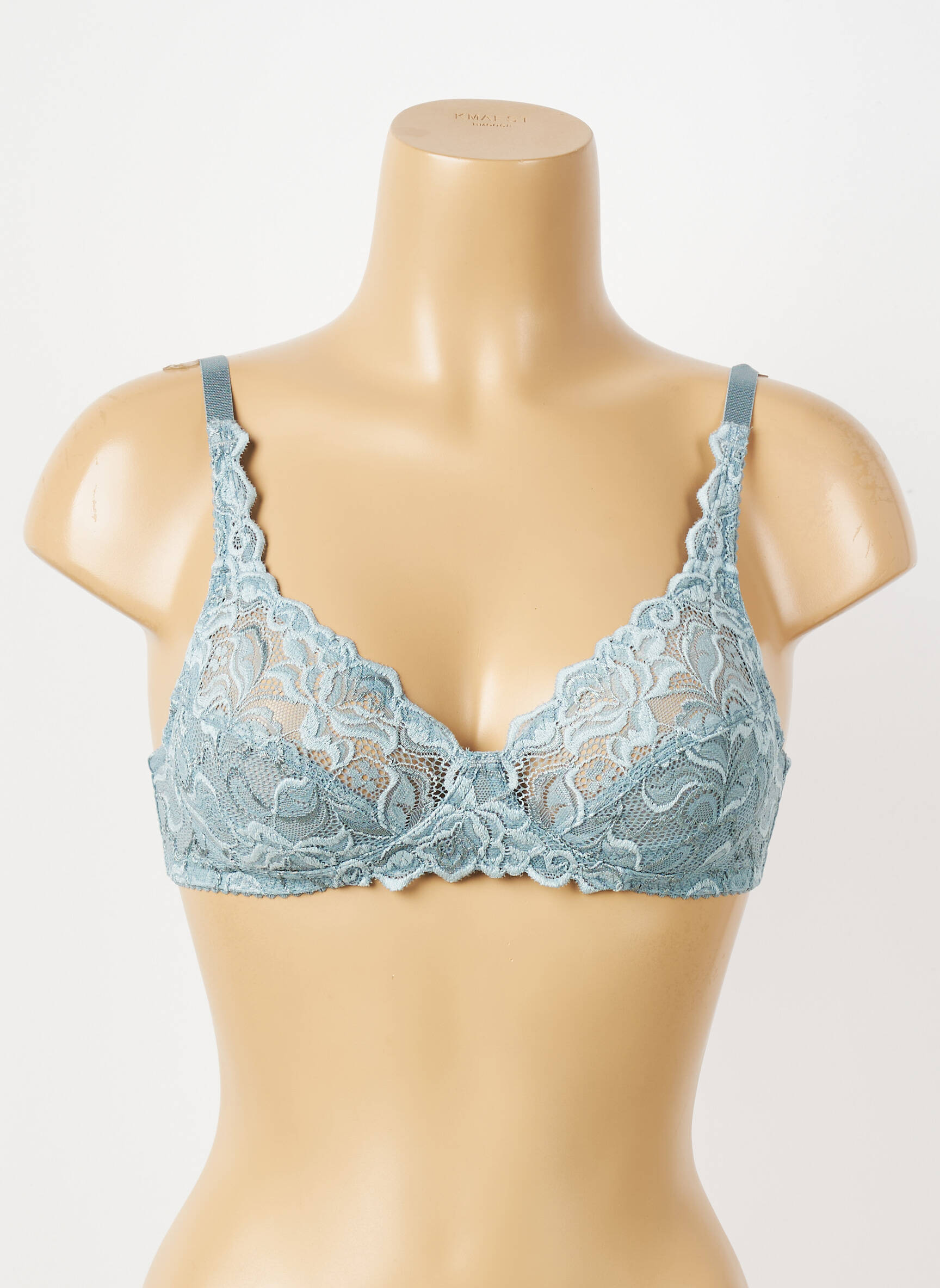 Soutien-gorge effet matière satinée haut soutien-gorge emboitant vert WACOAL femme