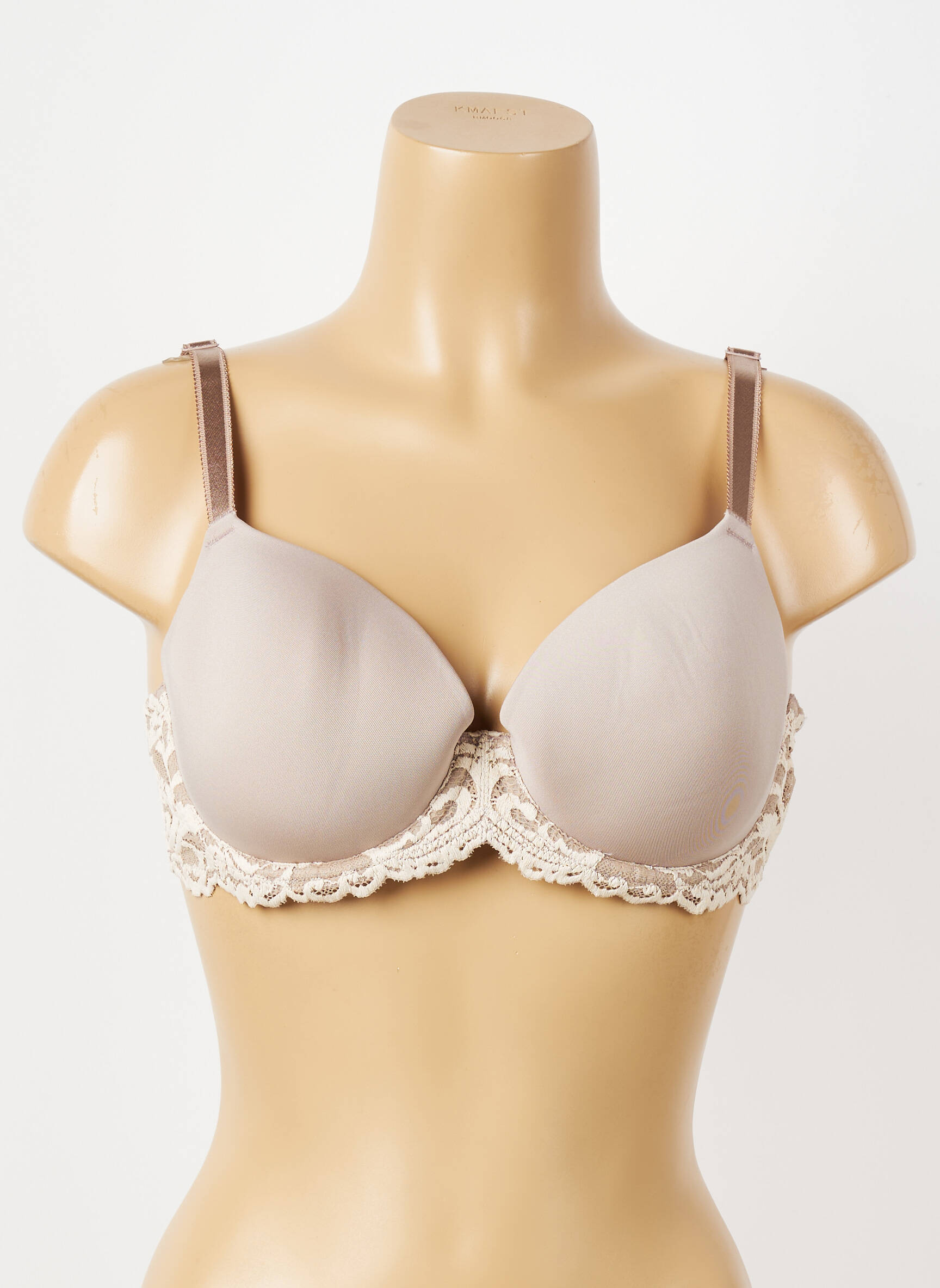 Soutien-gorge effet matière satinée haut soutien-gorge moulé chair WACOAL femme